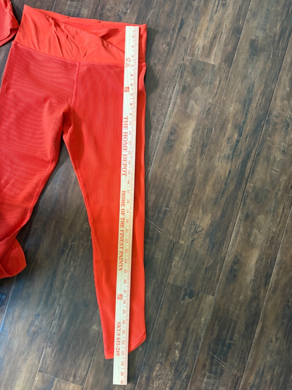 Athleta Ribbed Orange Set - Picture 12 of 16